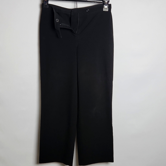 JM Collection Black Pants Dress Slacks sz 4P - Picture 1 of 5